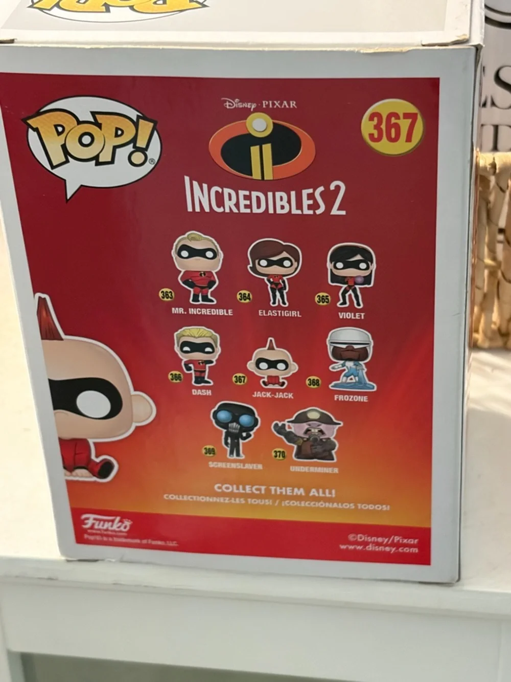 Funko Pop Jack-Jack Incredibles 2 #367 - Picture 4 of 5